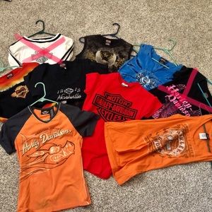 Harley Davidson lot